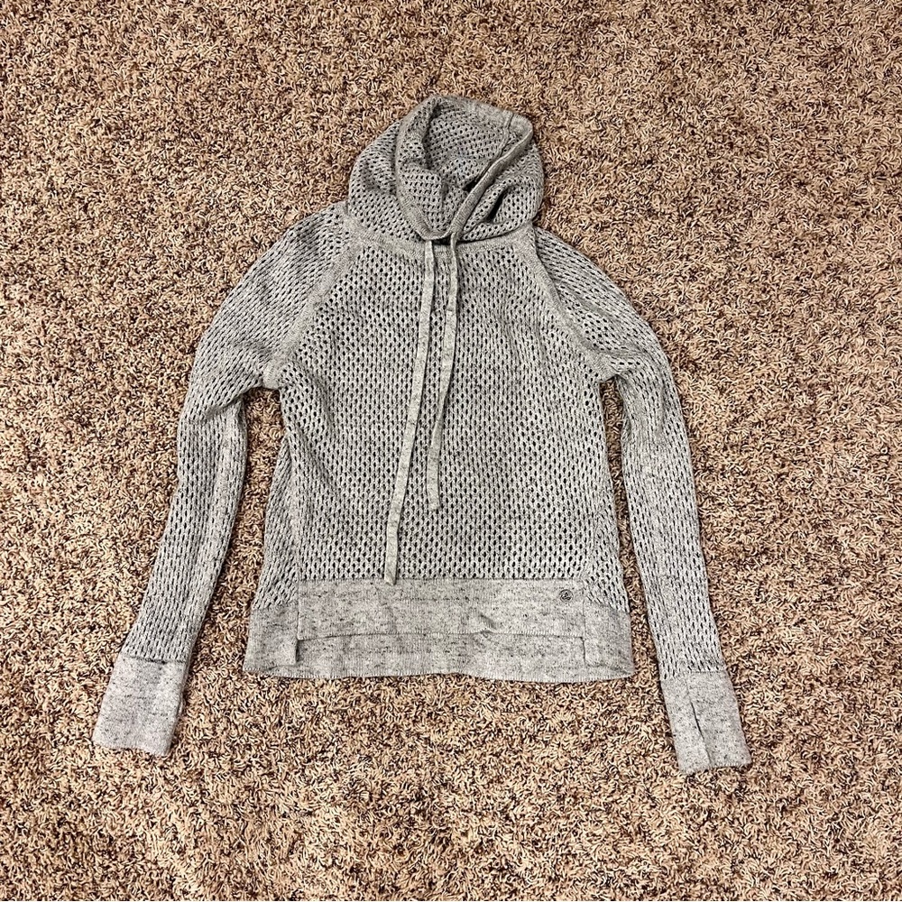 Women’s prana open knit tunnel neck sweater